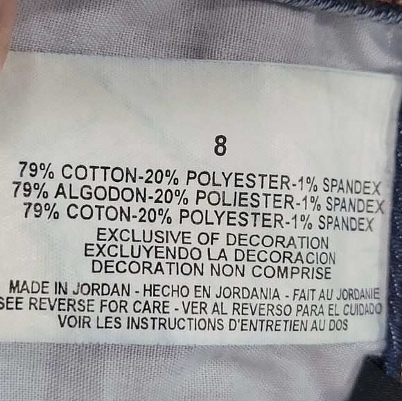 Sz 8 NINE WEST Classic Blue Flare Boot Cut Jeans - Picture 4 of 5